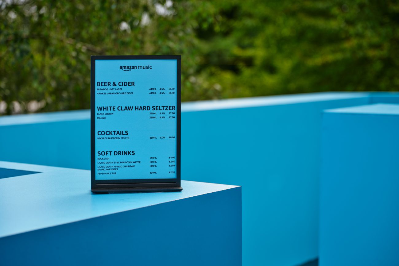 We were commissioned to deliver a custom build for Amazon Music for Wireless Festival, one of the UK’s biggest music events. Designed to stand out in a high-energy festival environment, the installation blended bold branding with practical functionality to support Amazon’s interactive on-site experiences.